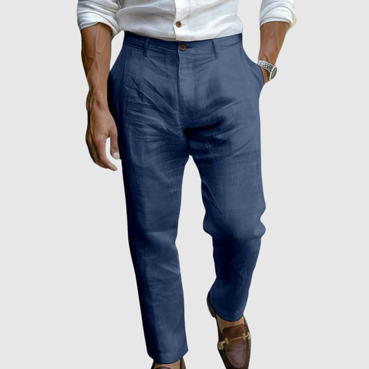 Lorenzo | Pantalón de Lino Elegante