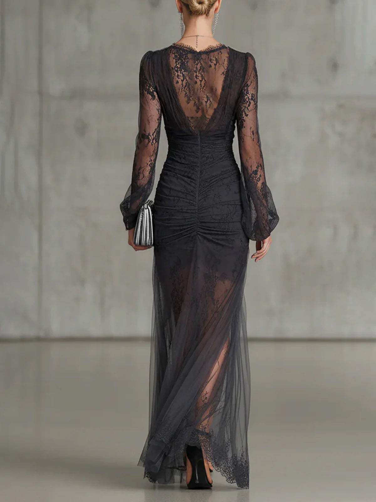 Anouk - Vestido Maxi de Encaje con Abertura