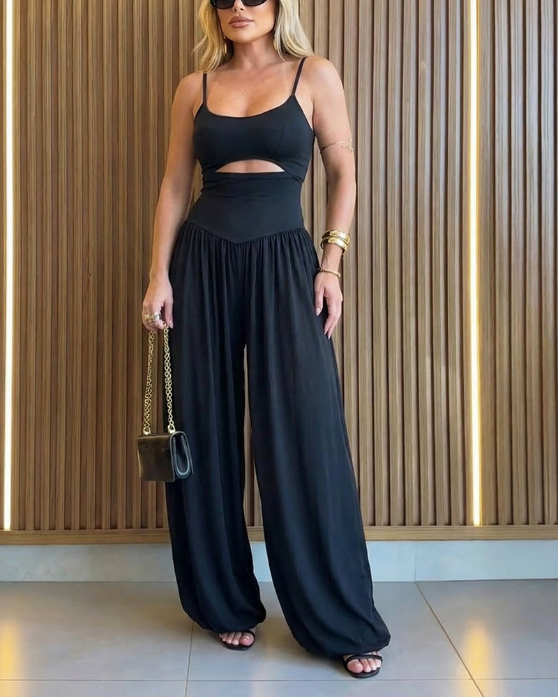 Bayana | Mono elegante de pierna ancha