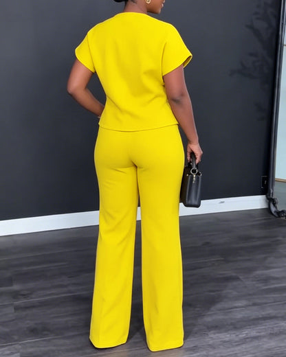 Léonie | Conjunto Elegante de Dos Piezas