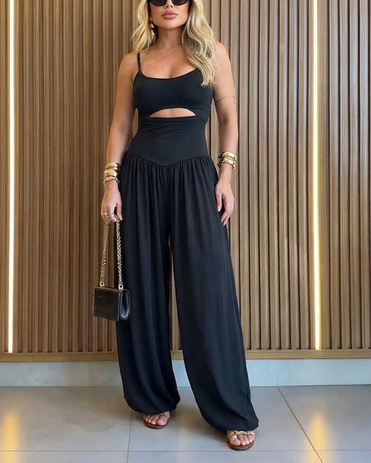Bayana | Mono elegante de pierna ancha