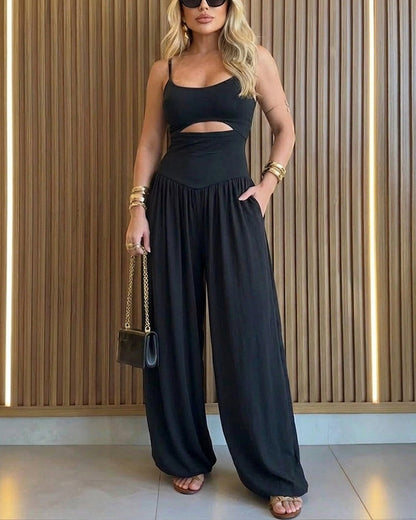 Bayana | Mono elegante de pierna ancha