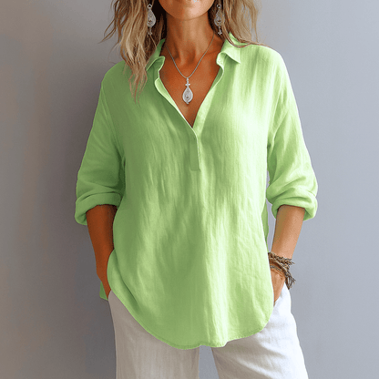 Violeta | Blusa de Lino Ligera