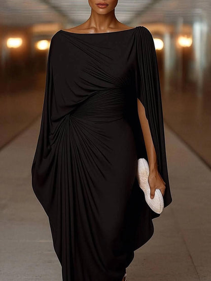 Amalia | Vestido Maxi Drapeado
