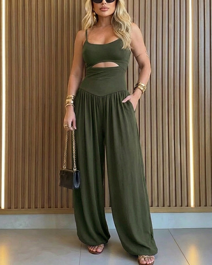 Bayana | Mono elegante de pierna ancha