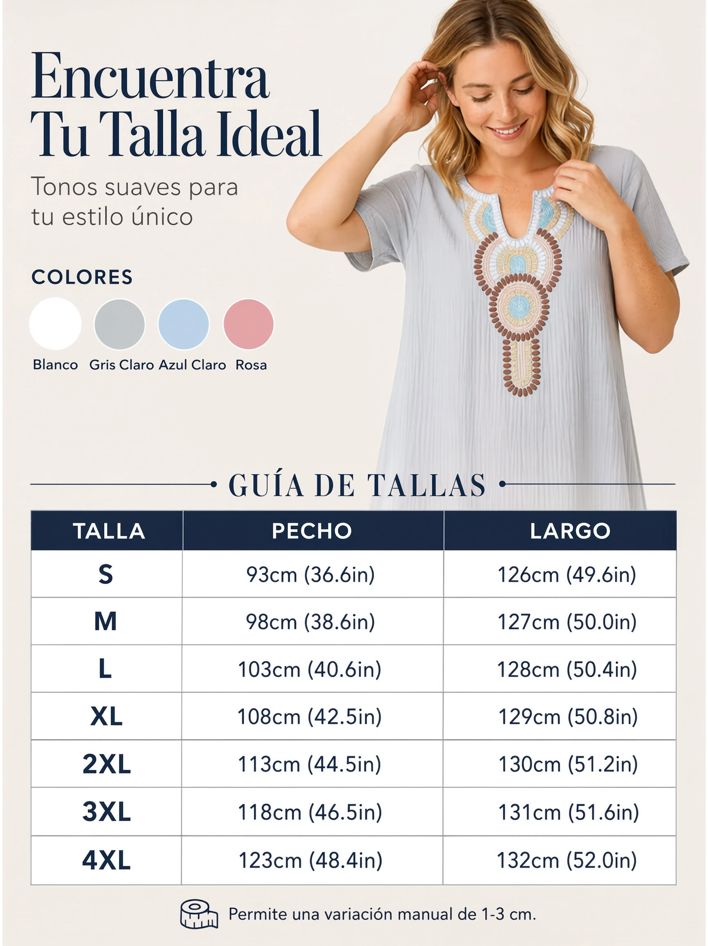 Marena | Vestido Maxi Bordado con Abertura Frontal