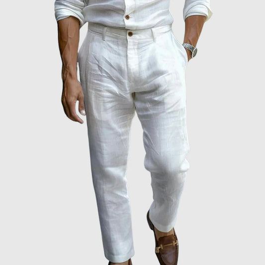 Lorenzo | Pantalón de Lino Elegante
