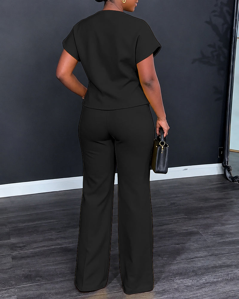 Léonie | Conjunto Elegante de Dos Piezas