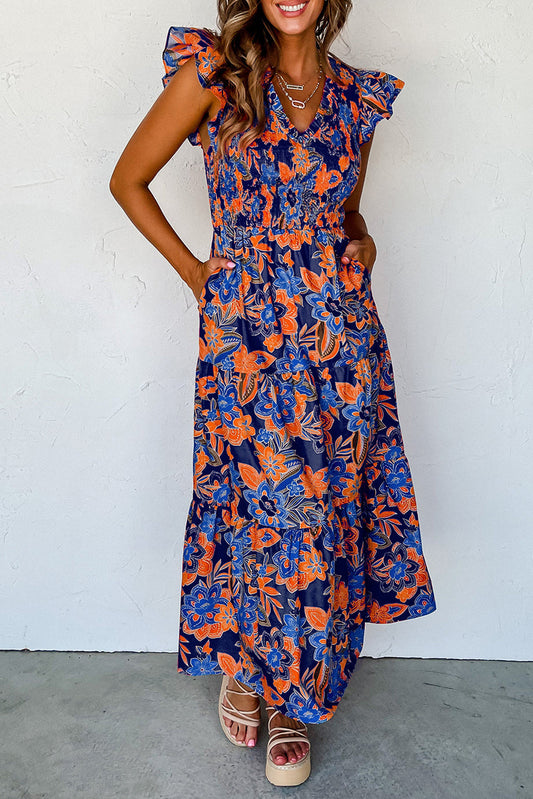 Valeria | Vestido Maxi Boho Floral