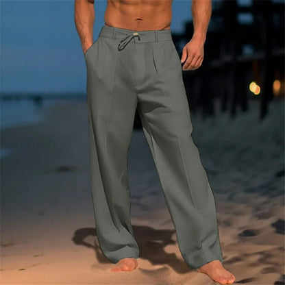 Bruno | Pantalón de Lino Ancho
