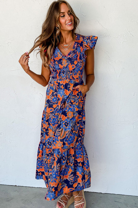 Valeria | Vestido Maxi Boho Floral