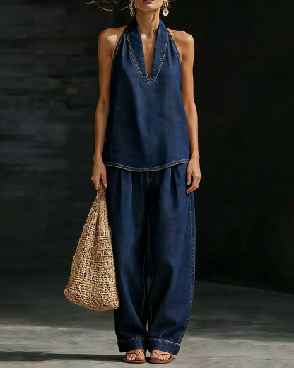 Valentina | Conjunto Denim 2 Piezas