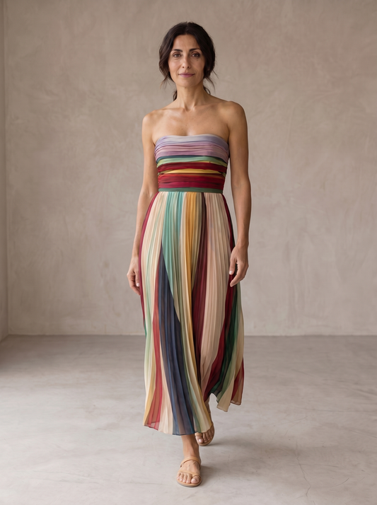 Nahara | Vestido Maxi Multicolor