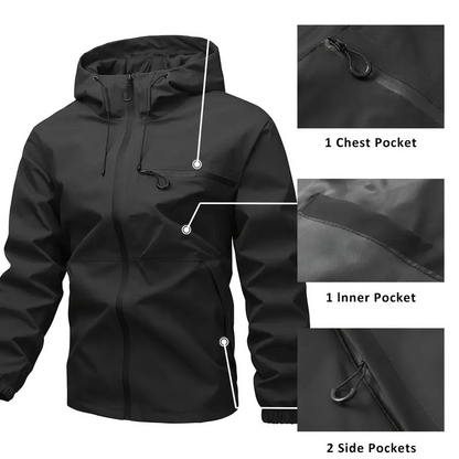 Marcus | Chaqueta Impermeable 3 en 1