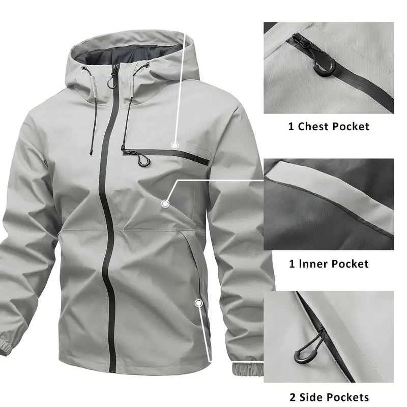 Marcus | Chaqueta Impermeable 3 en 1
