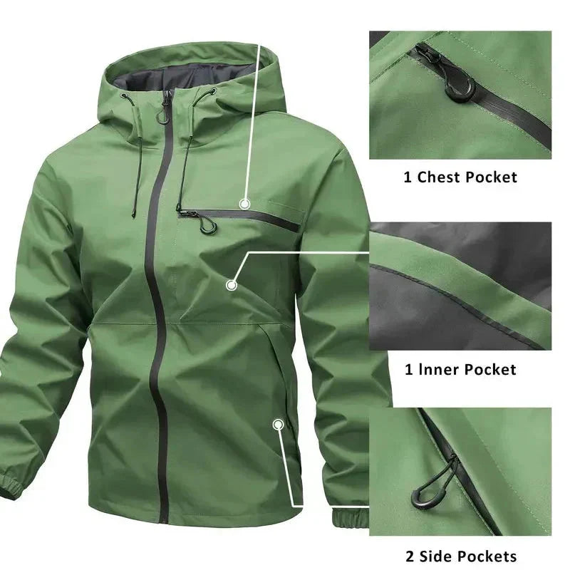 Marcus | Chaqueta Impermeable 3 en 1