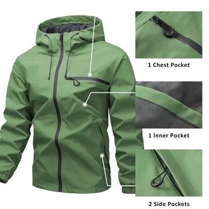 Marcus | Chaqueta Impermeable 3 en 1