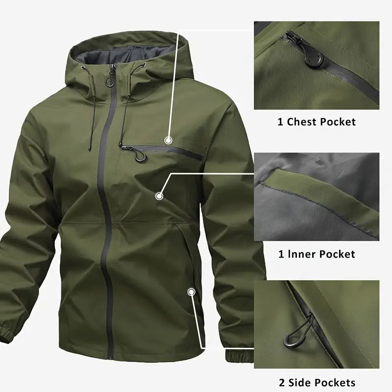 Marcus | Chaqueta Impermeable 3 en 1